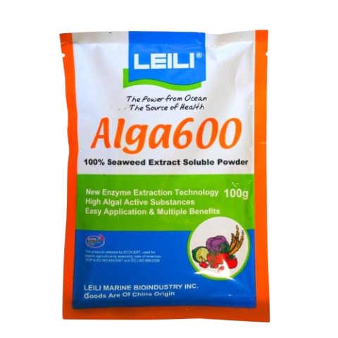 0.5-1% N, 6-9%P2O5, 21-24%K2O, 0.4-1.6%CaO, 0.06%MgO,1-1.5%S, 25-45ppmCu, 0.15-0.3%Fe, 6-9%alganic acid, 4%amino acid.